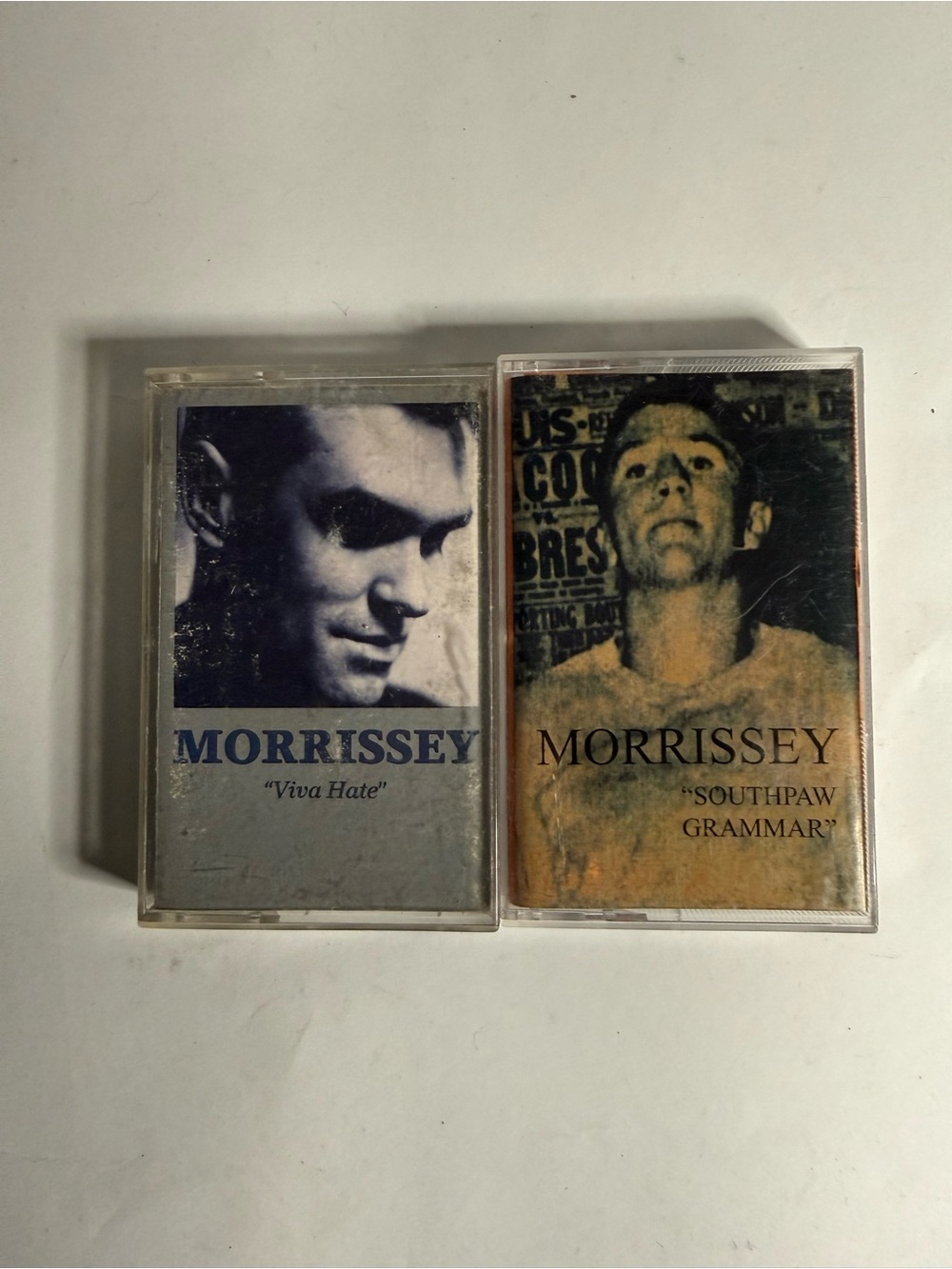 Morrissey Cassette Tape Lot Of 2 “Viva Hate” & “Southpaw Grammar”